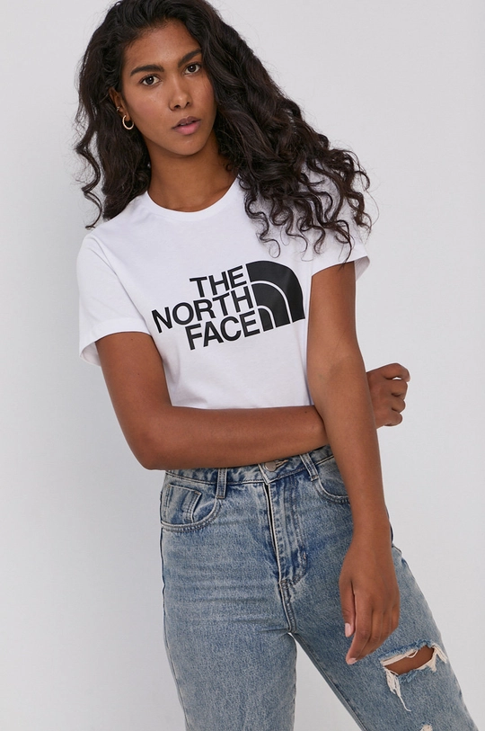 white The North Face cotton t-shirt Women’s