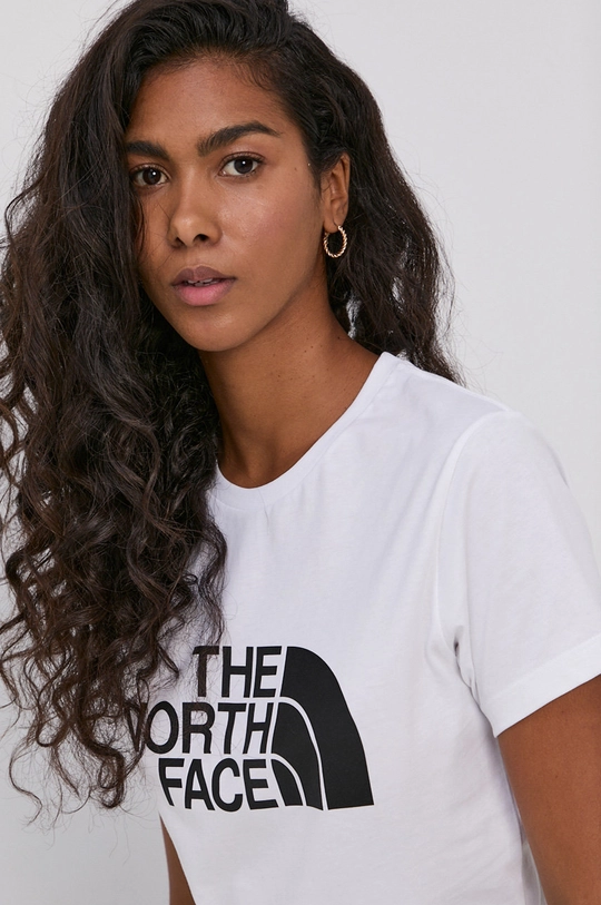 white The North Face cotton t-shirt