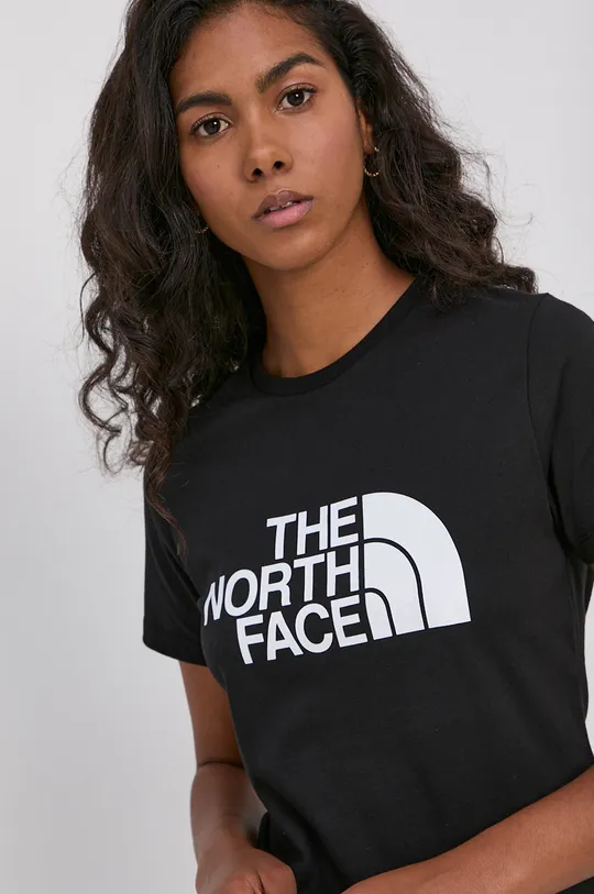 negru The North Face tricou din bumbac