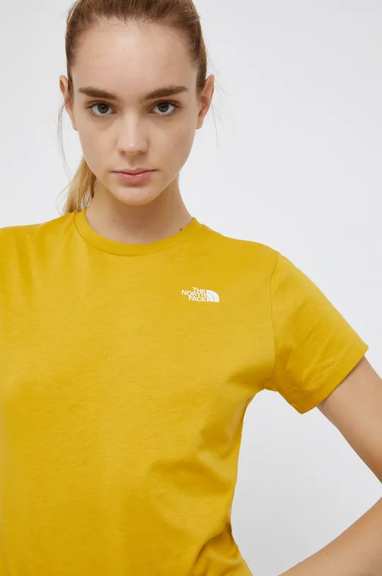 The North Face T-shirt żółty