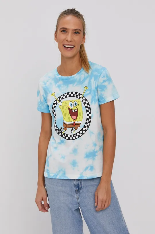 Vans T-shirt x Spongebob niebieski