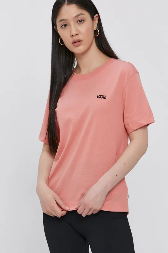 pink Vans cotton t-shirt