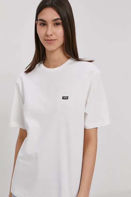 white Vans t-shirt Women’s