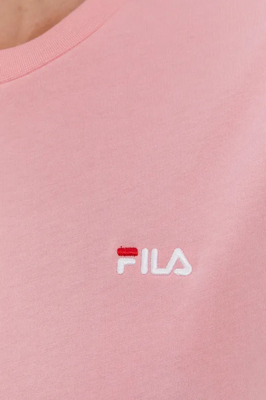 różowy Fila T-shirt bawełniany
