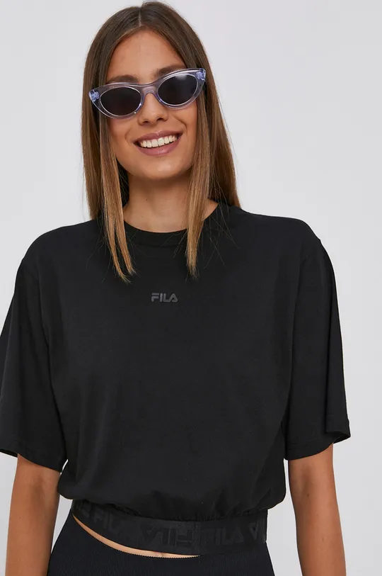 Fila T-shirt bawełniany Damski