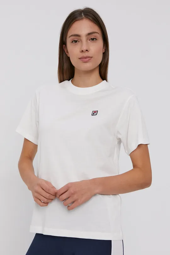 Fila - T-shirt bawełniany biały