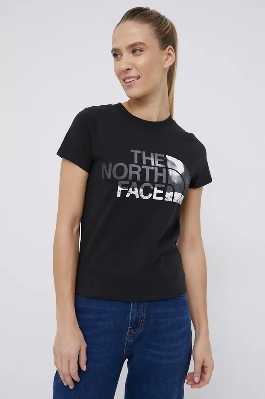 czarny The North Face T-shirt