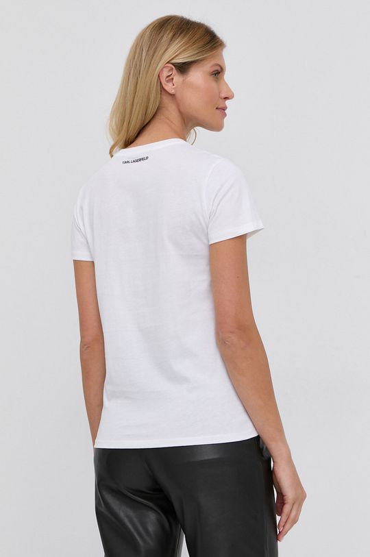 Karl Lagerfeld T-shirt bawełniany 100 % Bawełna organiczna