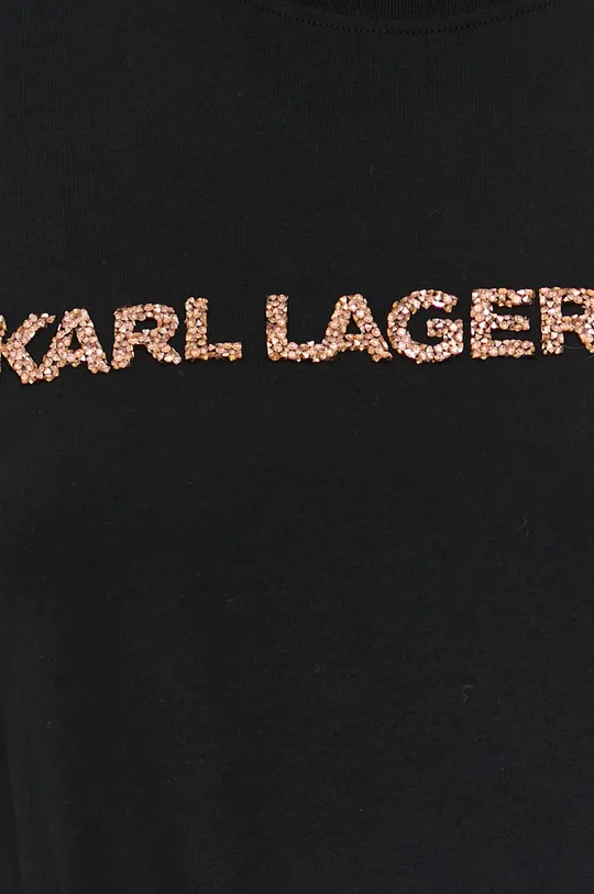 Karl Lagerfeld T-shirt bawełniany 216W1700 Damski