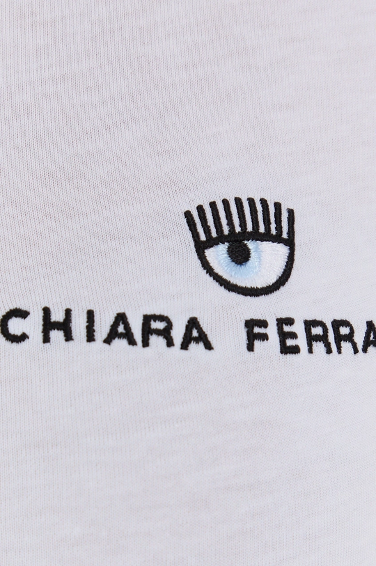 Хлопковая футболка Chiara Ferragni Logo Basic Женский