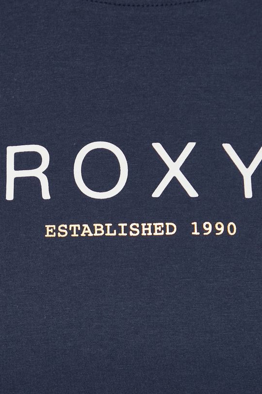 granatowy Roxy T-shirt bawełniany
