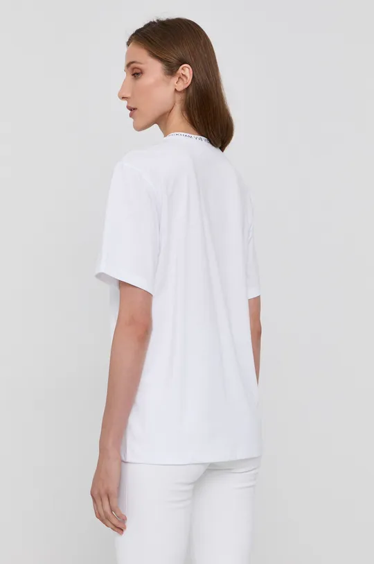 Βαμβακερό μπλουζάκι Victoria Victoria Beckham  Κύριο υλικό: 100% Οργανικό βαμβάκι Πλέξη Λαστιχο: 95% Οργανικό βαμβάκι, 5% Σπαντέξ