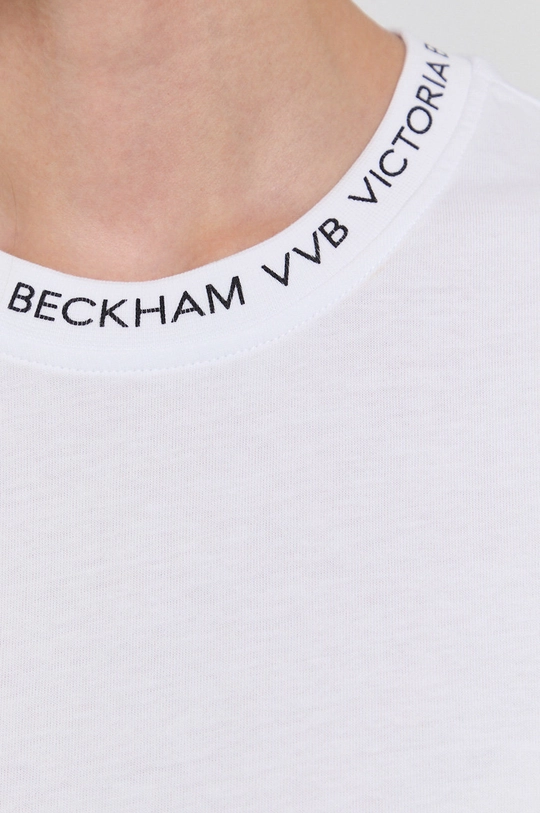 biały Victoria Victoria Beckham T-shirt bawełniany