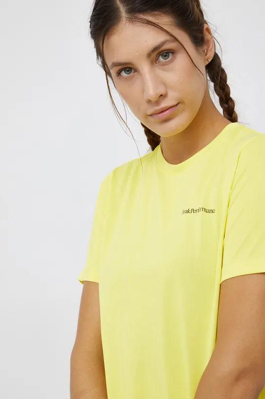 żółty Peak Performance T-shirt