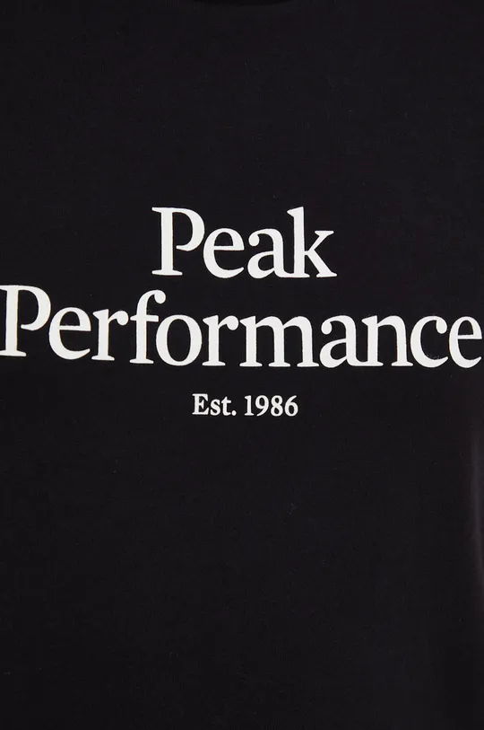 Bombažen t-shirt Peak Performance Ženski