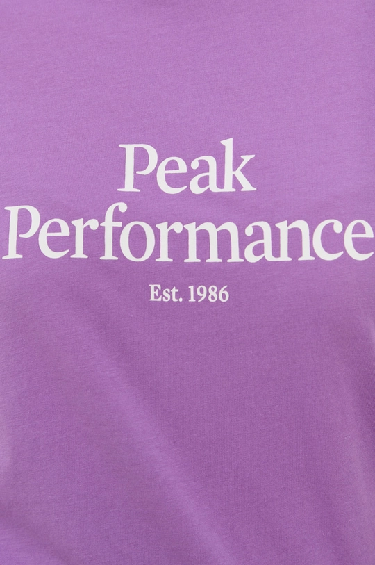 Хлопковая футболка Peak Performance Женский