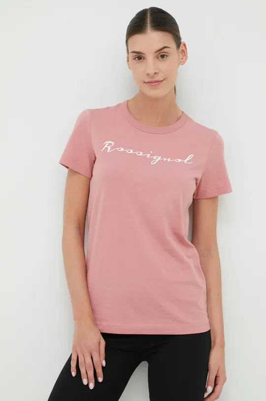 ροζ Βαμβακερό μπλουζάκι Rossignol