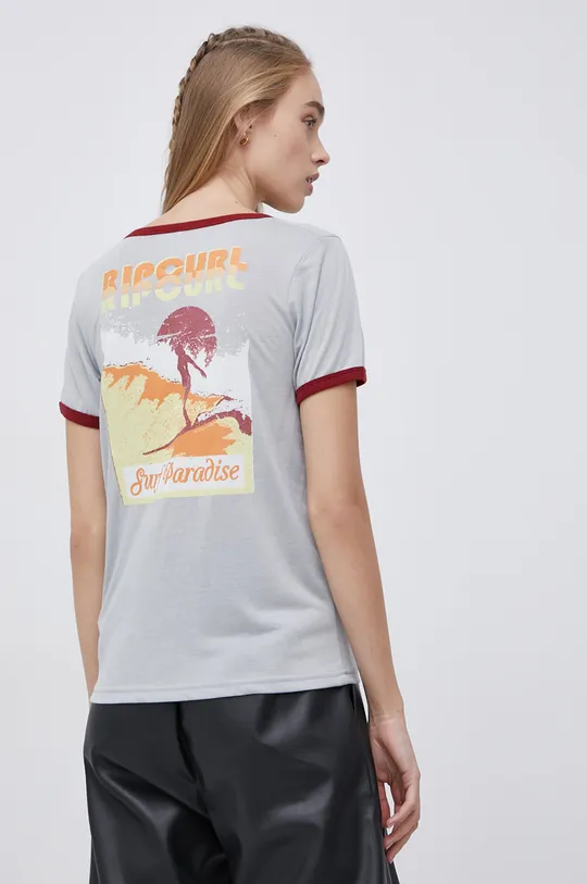 szürke Rip Curl t-shirt