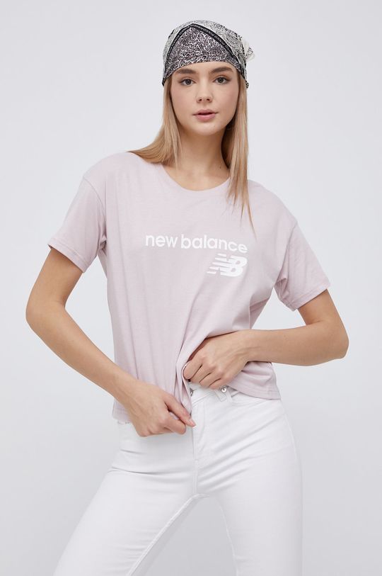 Tričko New Balance WT03805SCI ružová