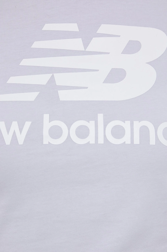 New Balance - T-shirt bawełniany WT91546SIY Damski