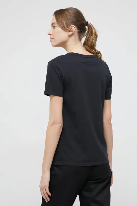 Βαμβακερό μπλουζάκι Burton μαύρο