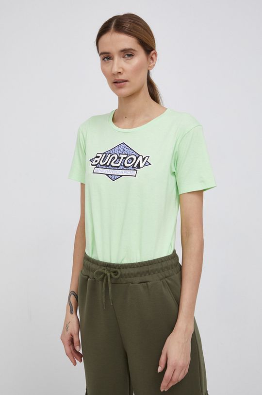 blady zielony Burton T-shirt bawełniany