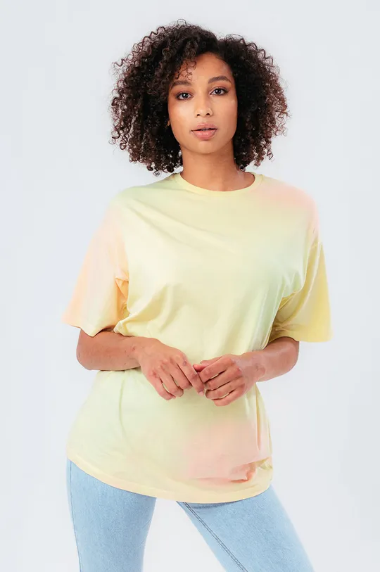 πολύχρωμο Βαμβακερό μπλουζάκι Hype Γυναικεία