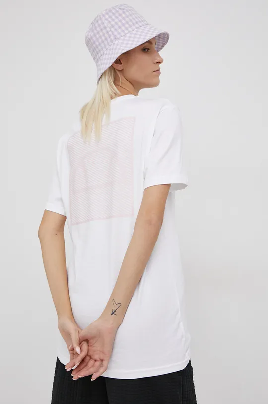 biały Ellesse T-shirt bawełniany