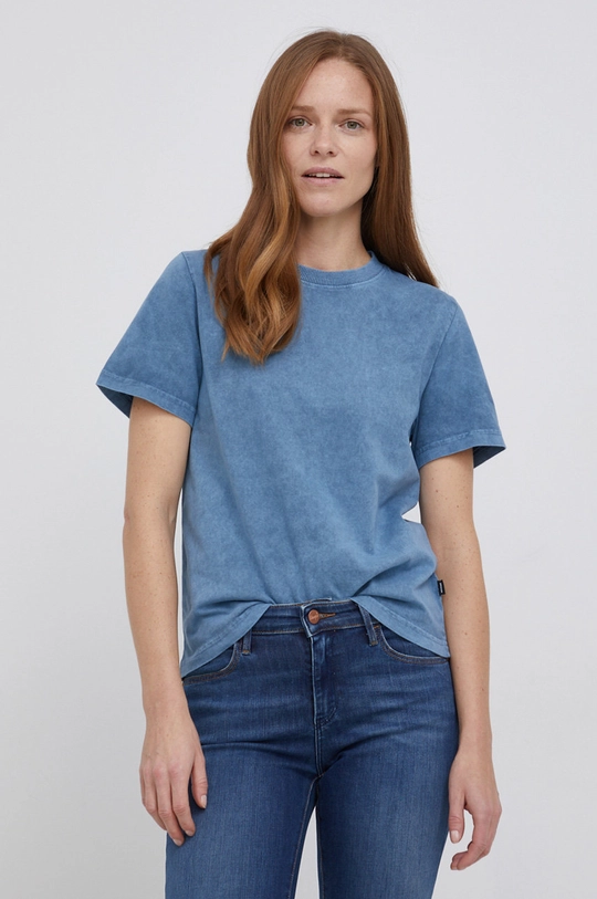 fioletowy Dr. Denim T-shirt bawełniany Damski