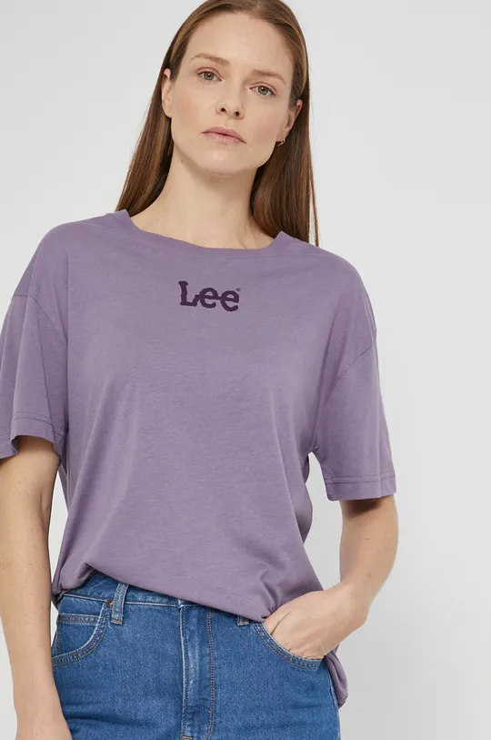 fioletowy Lee T-shirt