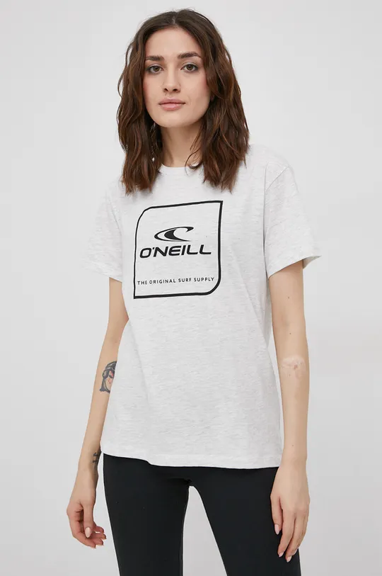 szary O'Neill T-shirt Damski