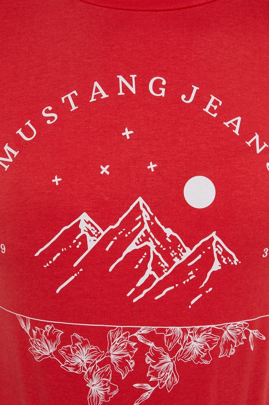 Mustang T-shirt bawełniany Damski