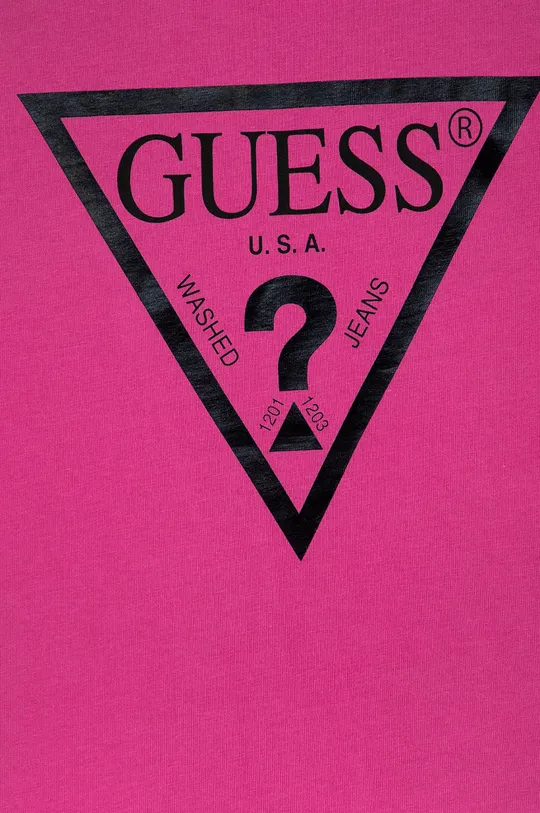 Παιδικό βαμβακερό μπλουζάκι Guess 
