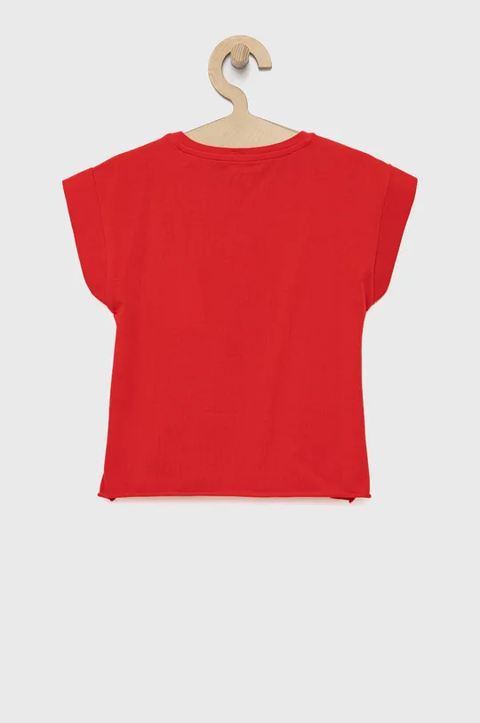 Guess - T-shirt dziecięcy czerwony
