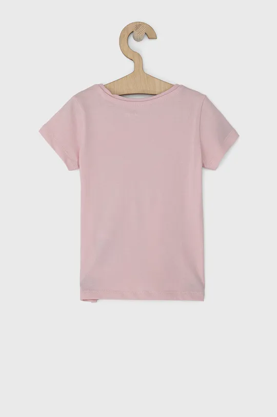 Otroški bombažen t-shirt Guess roza