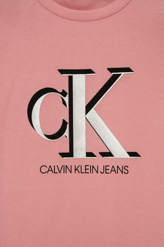 Calvin Klein Jeans T-shirt bawełniany dziecięcy IG0IG01018.4890 100 % Bawełna