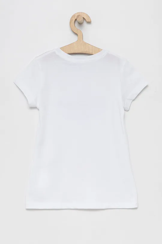 Dječja majica kratkih rukava Calvin Klein Jeans bijela