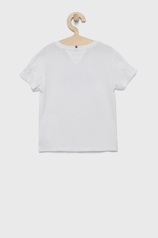 Tommy Hilfiger T-shirt bawełniany dziecięcy biały