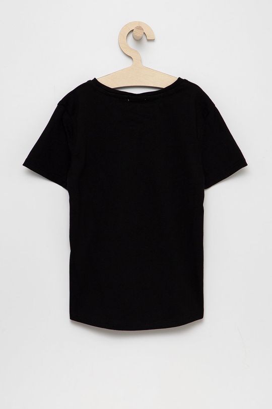Dětské bavlněné tričko Tommy Hilfiger černá