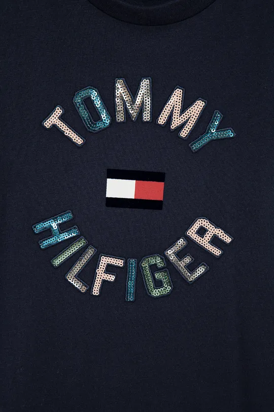Dječja pamučna majica kratkih rukava Tommy Hilfiger  100% Pamuk