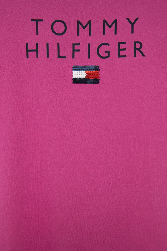 Tommy Hilfiger T-shirt bawełniany dziecięcy 100 % Bawełna