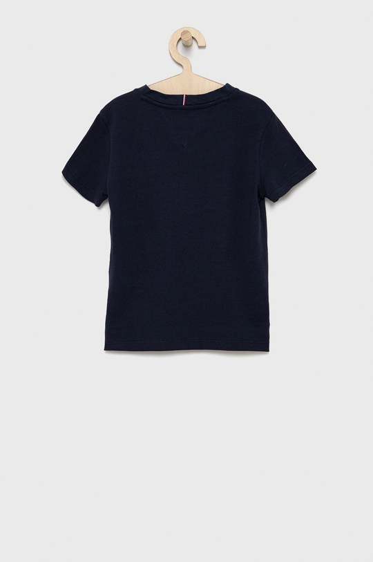 Tommy Hilfiger T-shirt bawełniany dziecięcy granatowy