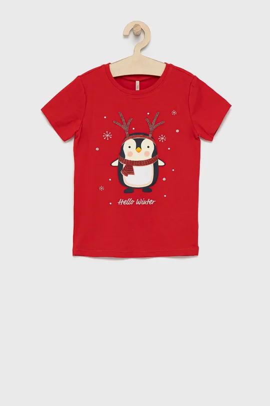 червоний Дитяча футболка Kids Only Для дівчаток