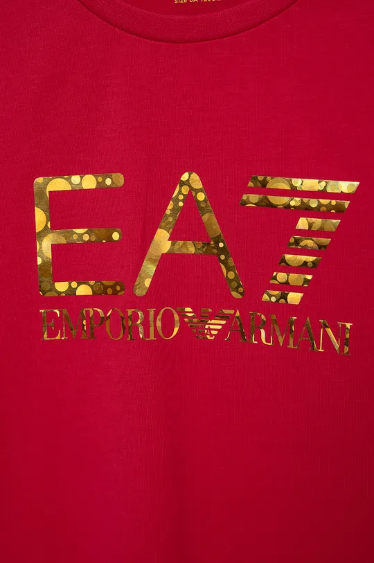 Detské tričko s dlhým rukávom EA7 Emporio Armani  95% Bavlna, 5% Elastan