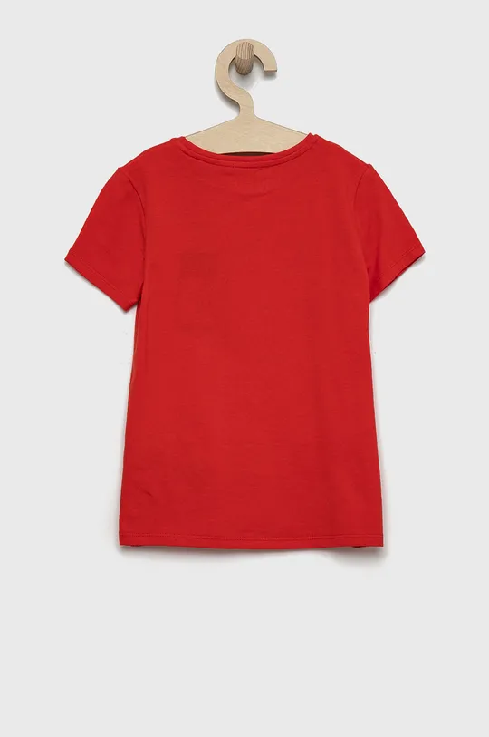 Guess T-shirt dziecięcy czerwony