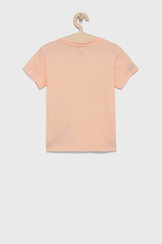 Παιδικό βαμβακερό μπλουζάκι adidas Originals ροζ