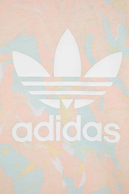 Detské bavlnené tričko adidas Originals H22636  100% Bavlna