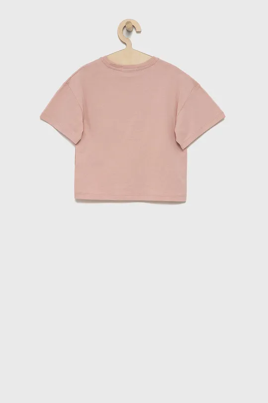 Хлопковая футболка Calvin Klein Jeans розовый