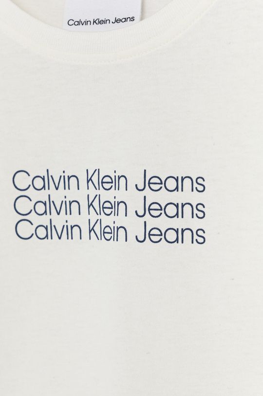 Dětské bavlněné tričko Calvin Klein Jeans  50% Organická bavlna, 50% Recyklovaná bavlna