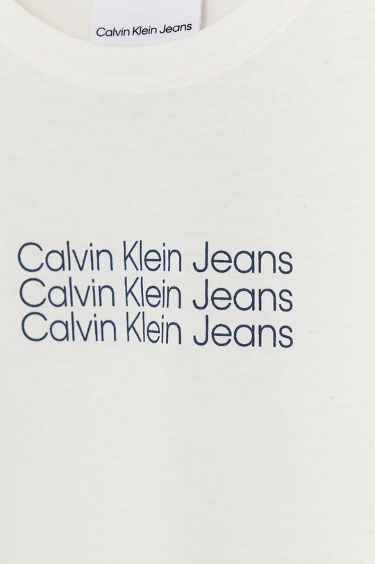 Detské bavlnené tričko Calvin Klein Jeans  50% Organická bavlna, 50% Recyklovaná bavlna